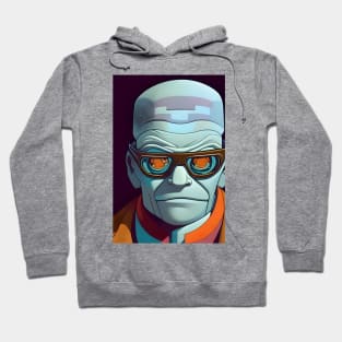 Cartoon man with blue skin Hoodie